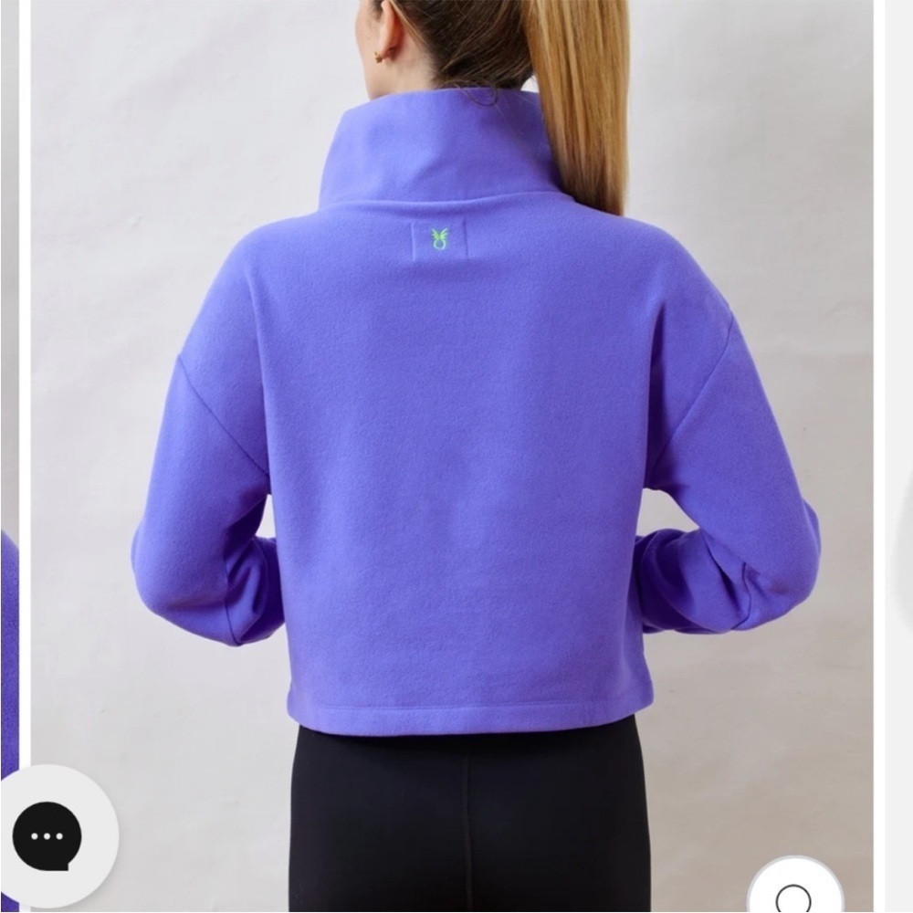 Dudley Stephens Dunning Pullover in Royal Violet - Picture 3 of 9